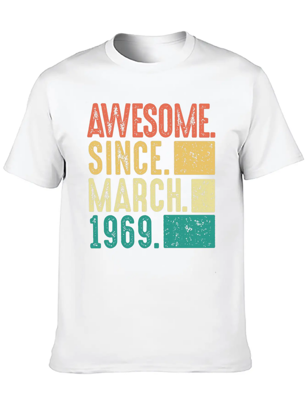 March 1969 Birthday Gift Men Woman 53th 54th Essential Cotton Tee For Daily Outfits – Unisex Style