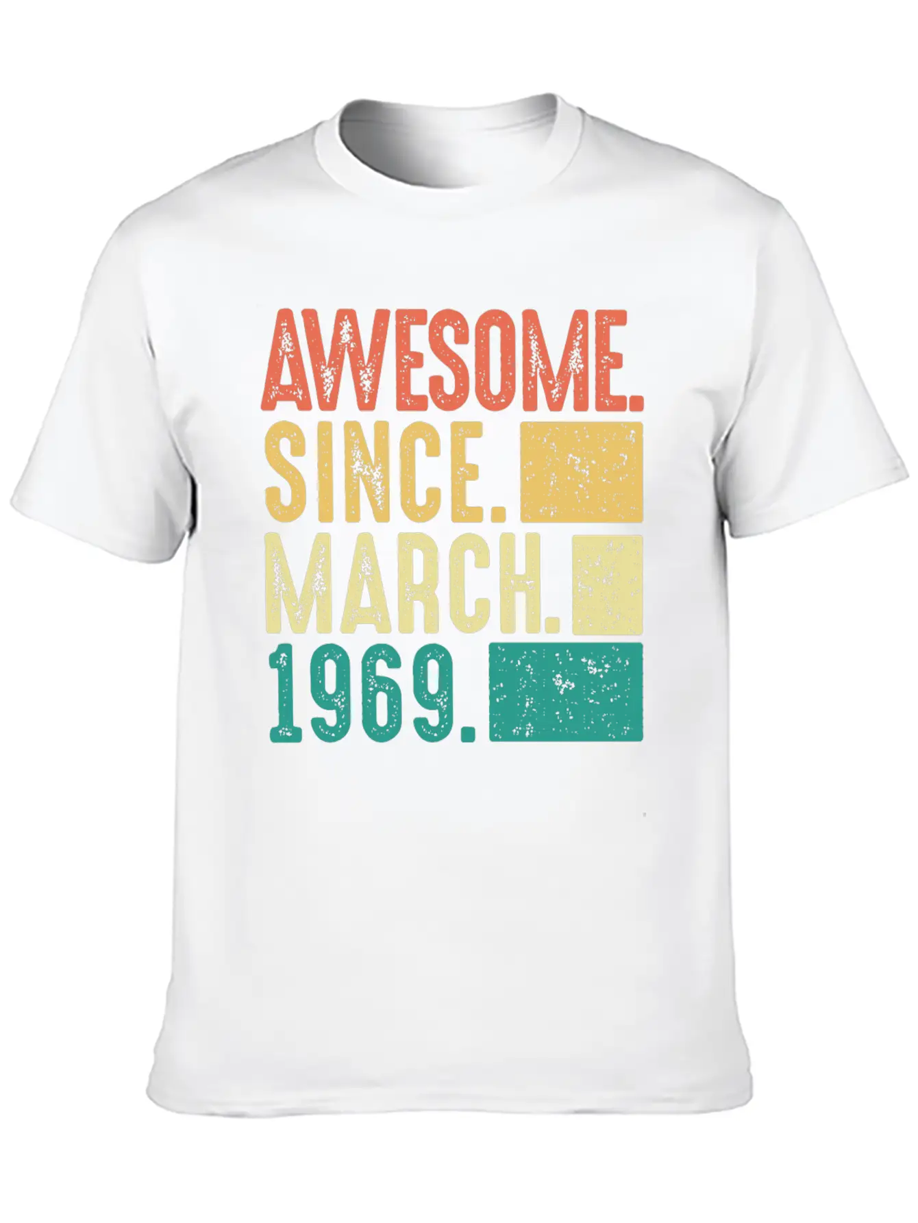 March 1969 Birthday Gift Men Woman 53th 54th Essential Cotton Tee For Daily Outfits – Unisex Style