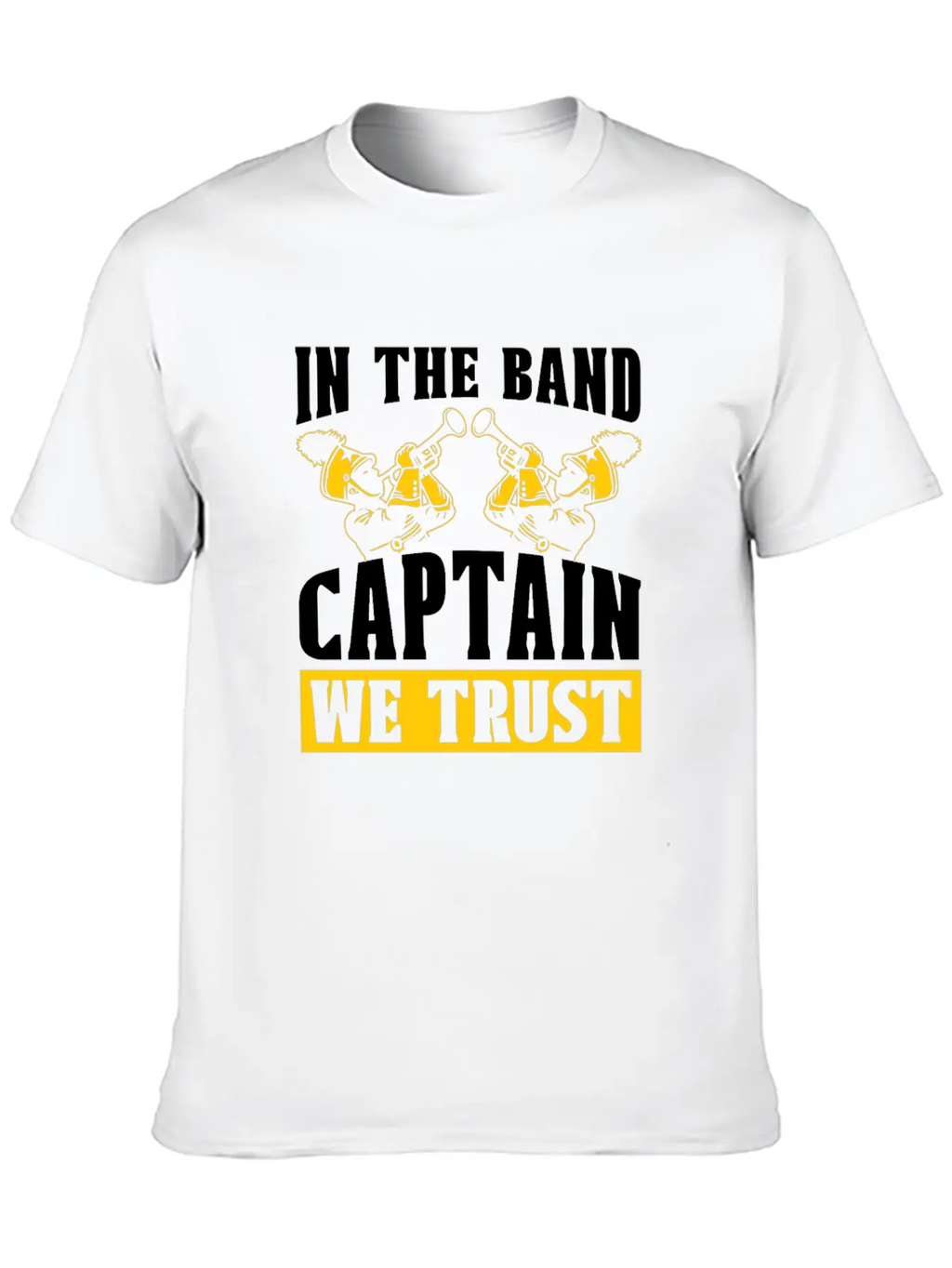 Marching Band Captain Stylish Everyday T-Shirt – Unisex Basic Cotton Tee