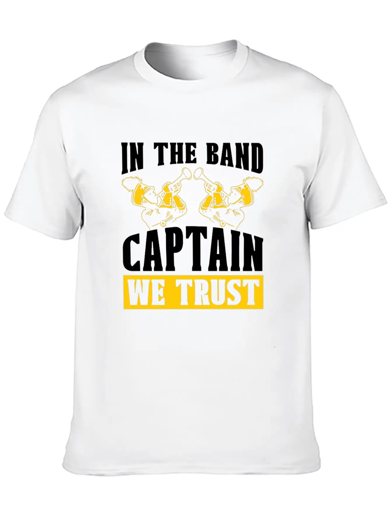 Marching Band Captain Stylish Everyday T-Shirt – Unisex Basic Cotton Tee