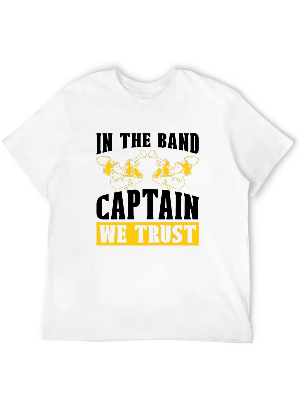 Marching Band Captain Stylish Everyday T-Shirt – Unisex Basic Cotton Tee