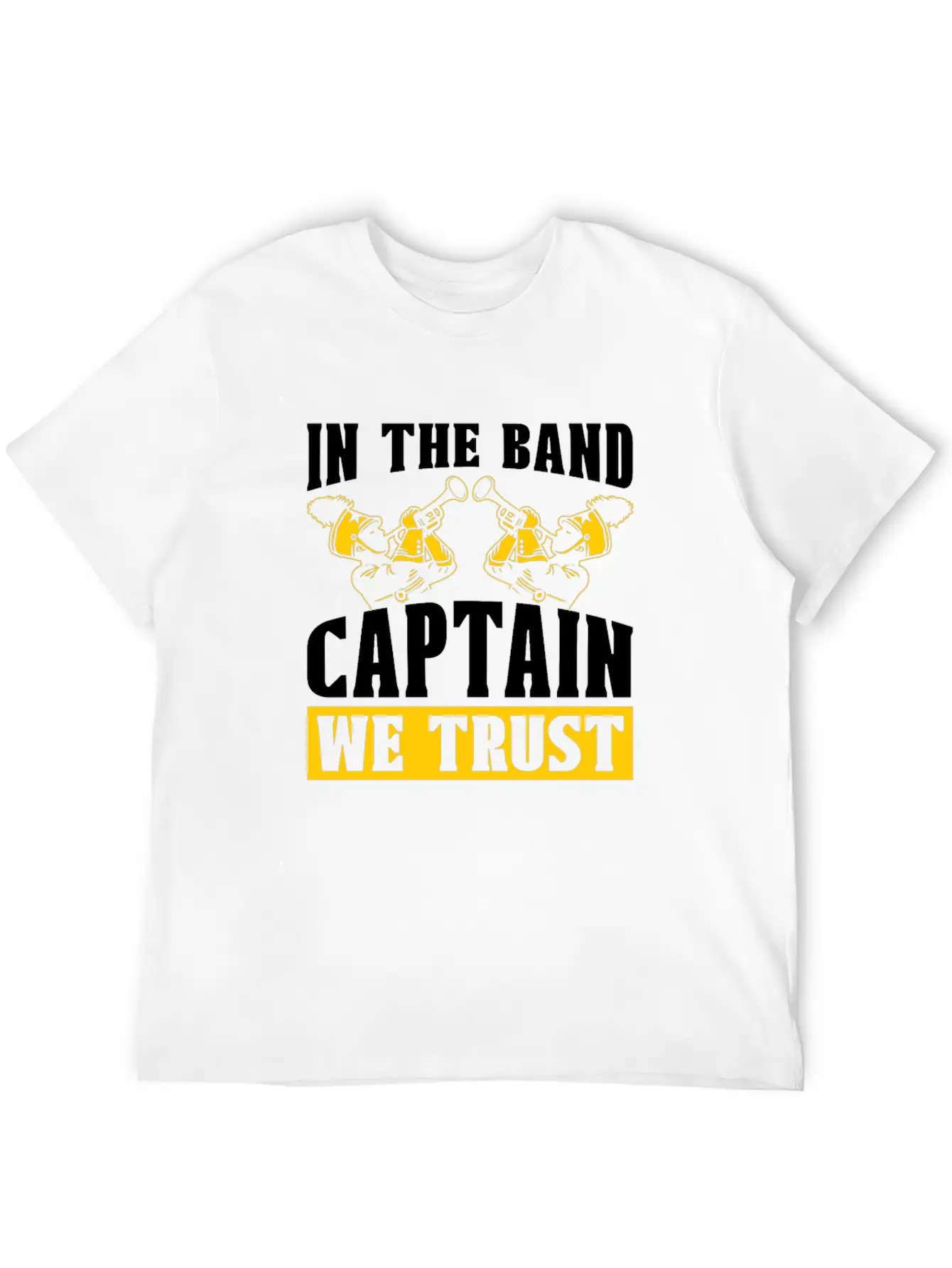 Marching Band Captain Stylish Everyday T-Shirt – Unisex Basic Cotton Tee