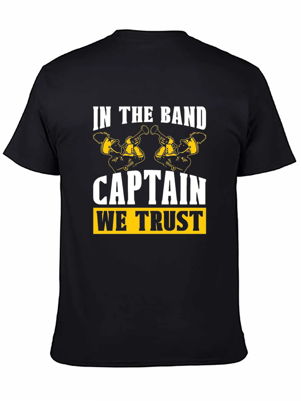 Marching Band Captain Stylish Everyday T-Shirt – Unisex Basic Cotton Tee