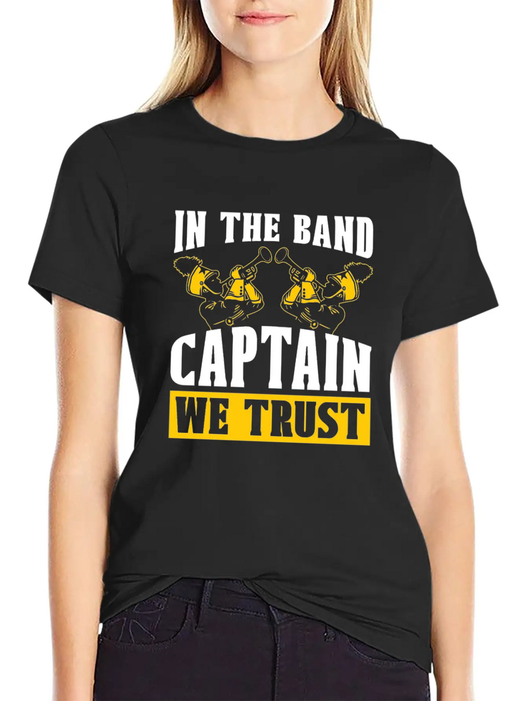 Marching Band Captain Stylish Everyday T-Shirt – Unisex Basic Cotton Tee