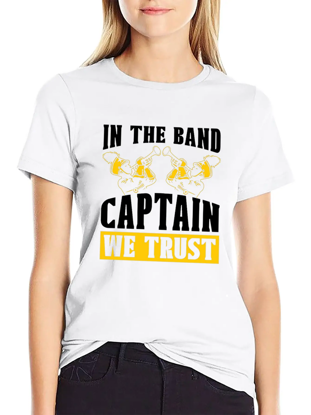 Marching Band Captain Stylish Everyday T-Shirt – Unisex Basic Cotton Tee