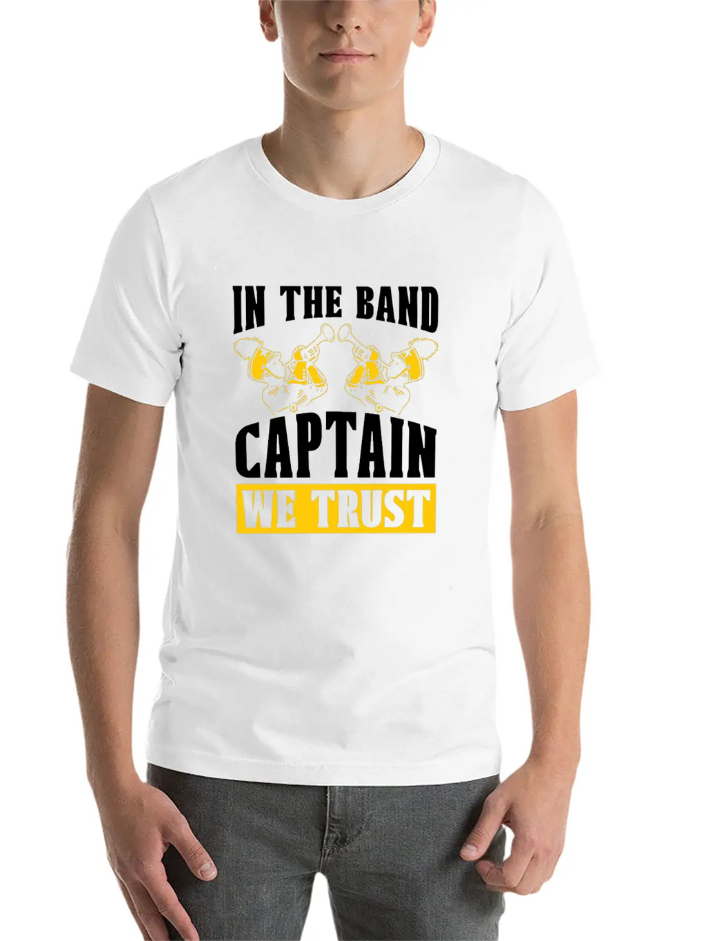 Marching Band Captain Stylish Everyday T-Shirt – Unisex Basic Cotton Tee
