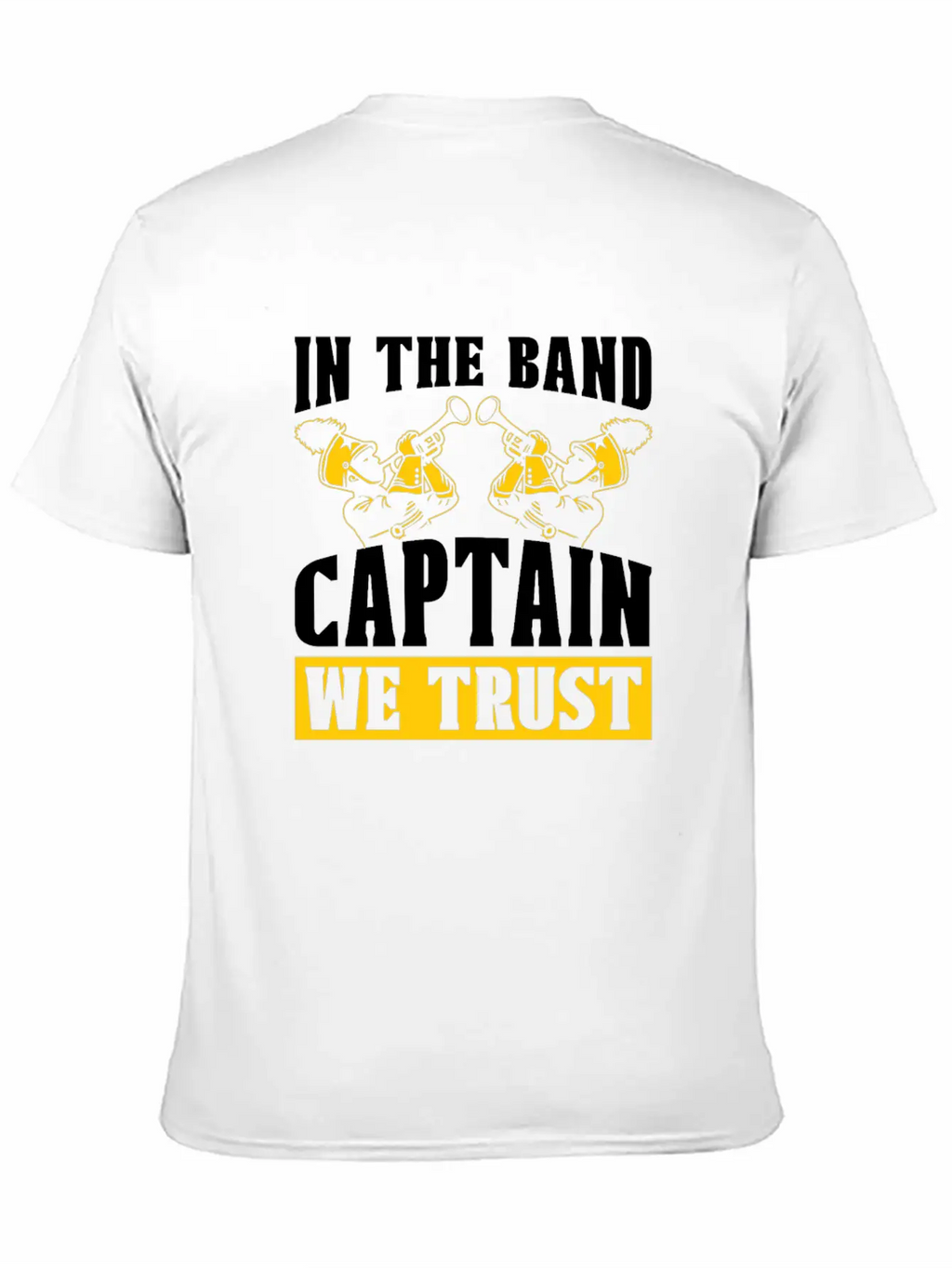 Marching Band Captain Stylish Everyday T-Shirt – Unisex Basic Cotton Tee
