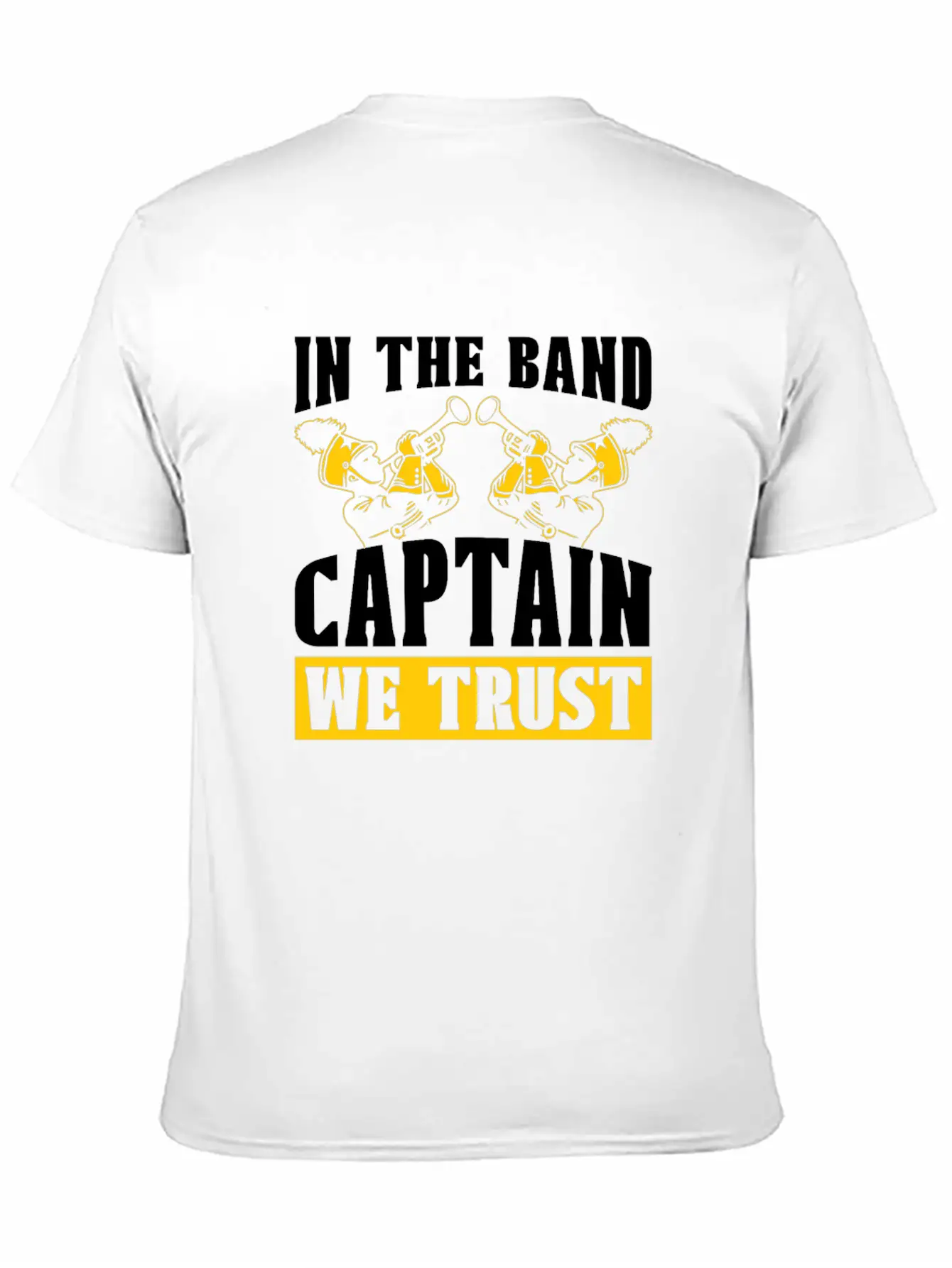 Marching Band Captain Stylish Everyday T-Shirt – Unisex Basic Cotton Tee
