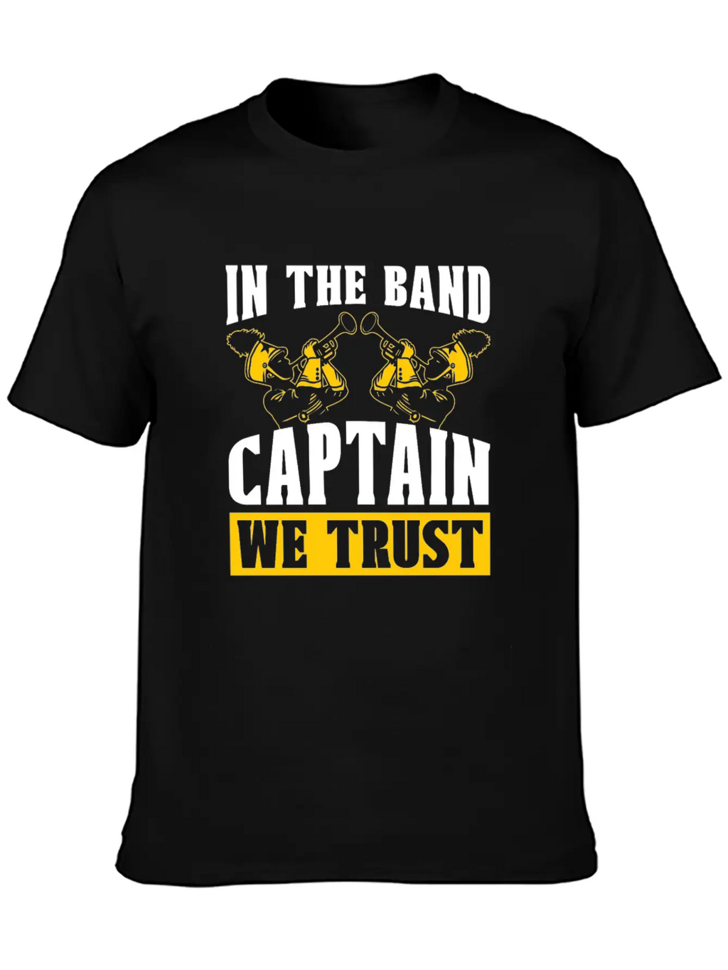 Marching Band Captain Stylish Everyday T-Shirt – Unisex Basic Cotton Tee