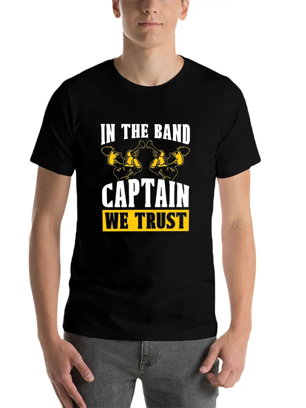 Marching Band Captain Stylish Everyday T-Shirt – Unisex Basic Cotton Tee