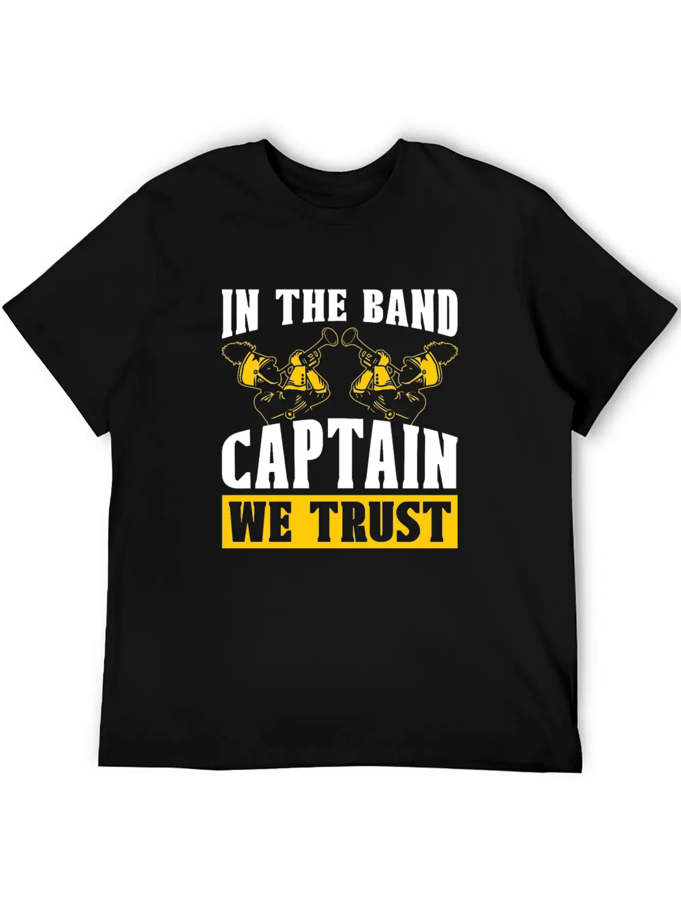 Marching Band Captain Stylish Everyday T-Shirt – Unisex Basic Cotton Tee