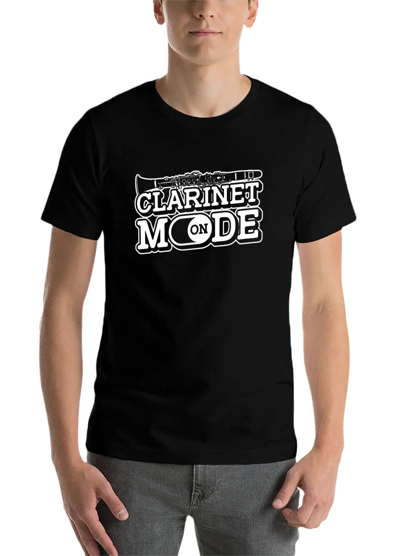 Marching Band Clarinet Unisex Casual T-Shirt – Clean Design For Daily Comfort