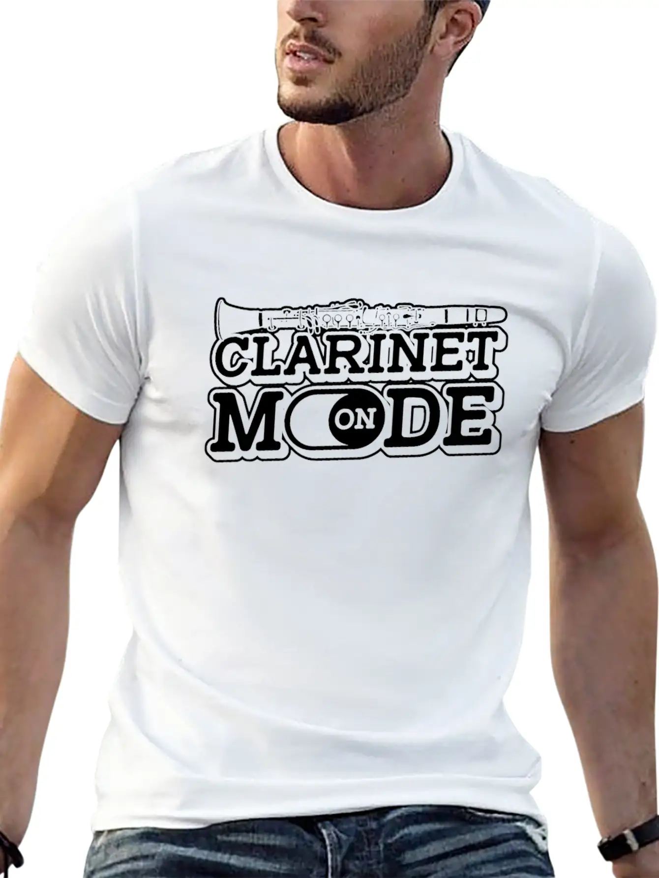 Marching Band Clarinet Unisex Casual T-Shirt – Clean Design For Daily Comfort