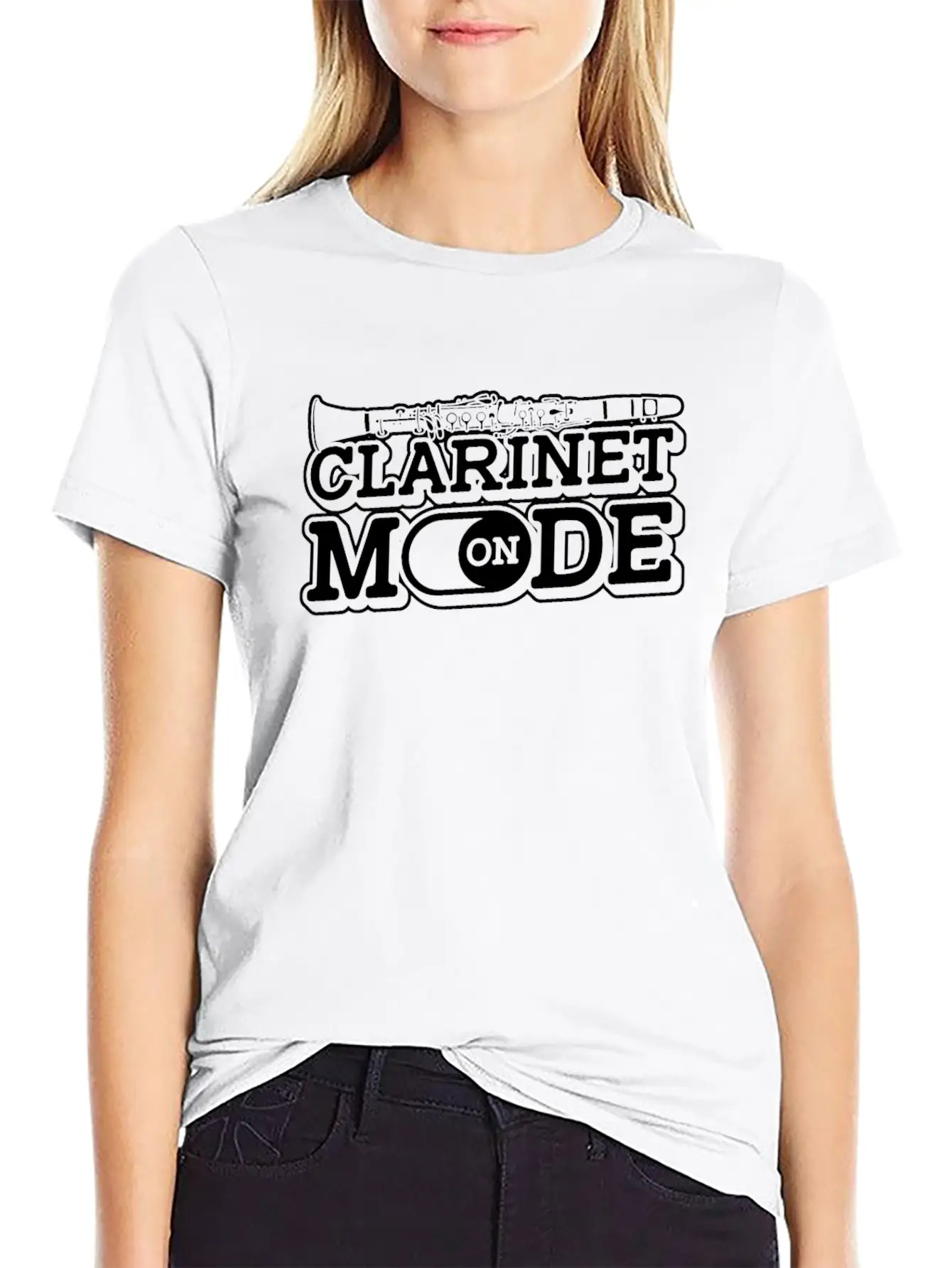 Marching Band Clarinet Unisex Casual T-Shirt – Clean Design For Daily Comfort