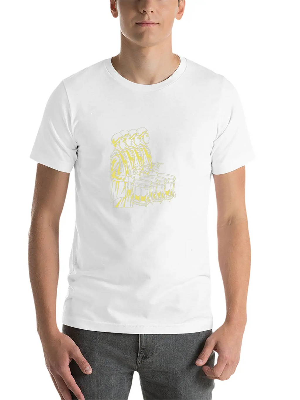 Marching Band Drummer Breathable Soft Cotton T-Shirt – Timeless Casual Look