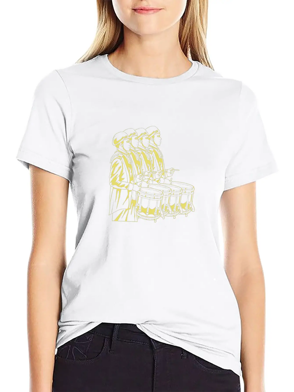 Marching Band Drummer Breathable Soft Cotton T-Shirt – Timeless Casual Look