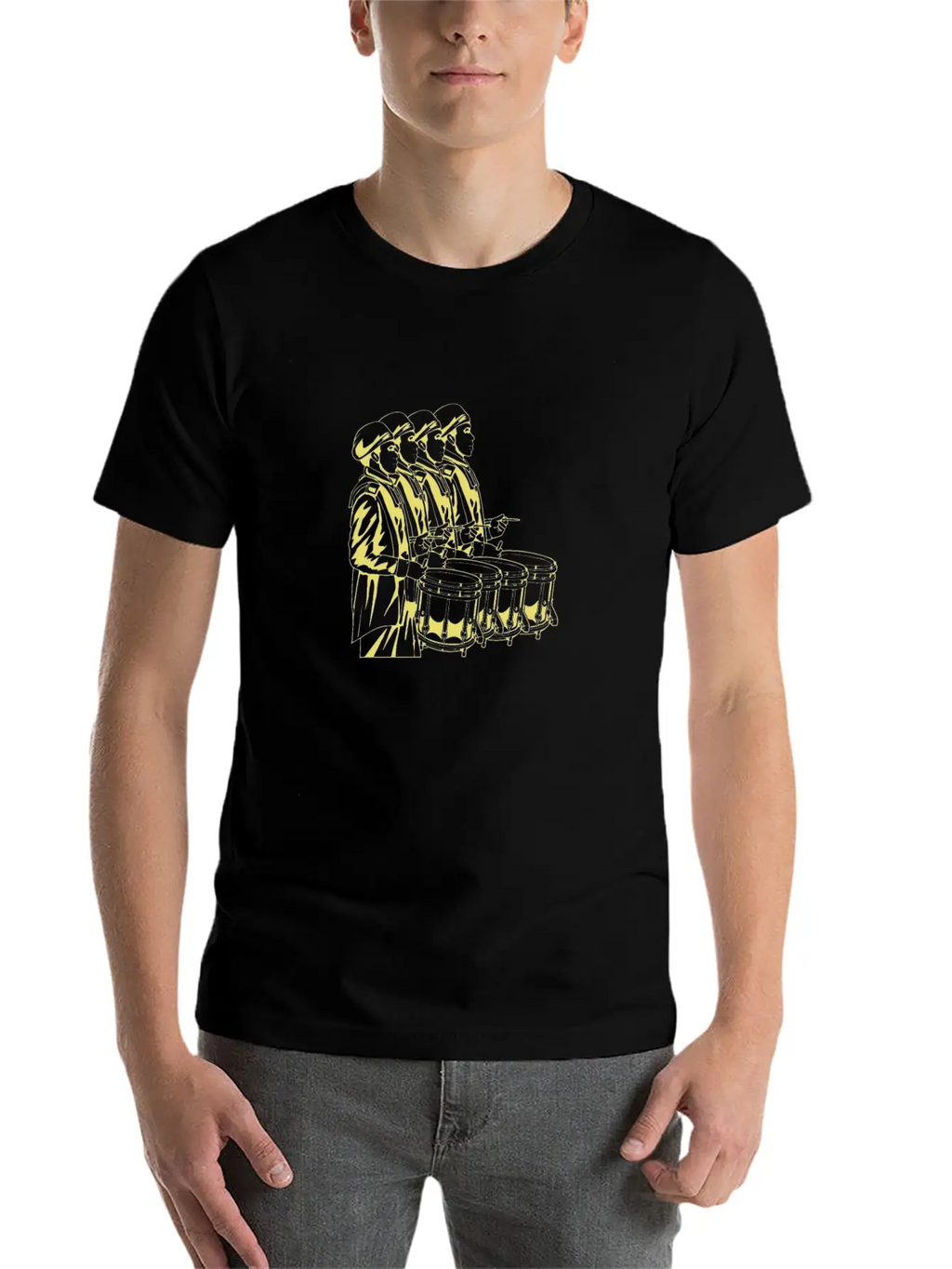 Marching Band Drummer Breathable Soft Cotton T-Shirt – Timeless Casual Look