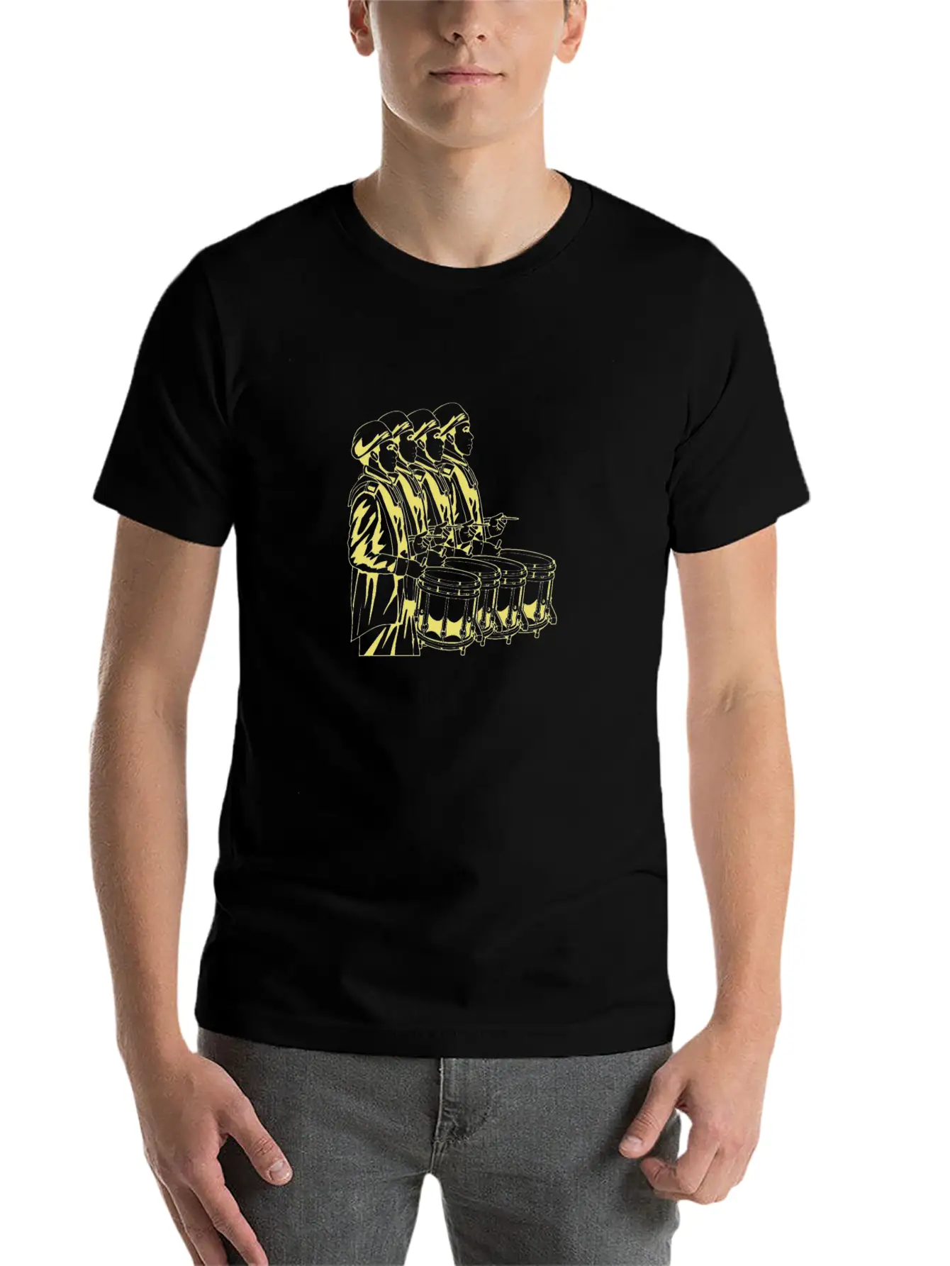 Marching Band Drummer Breathable Soft Cotton T-Shirt – Timeless Casual Look