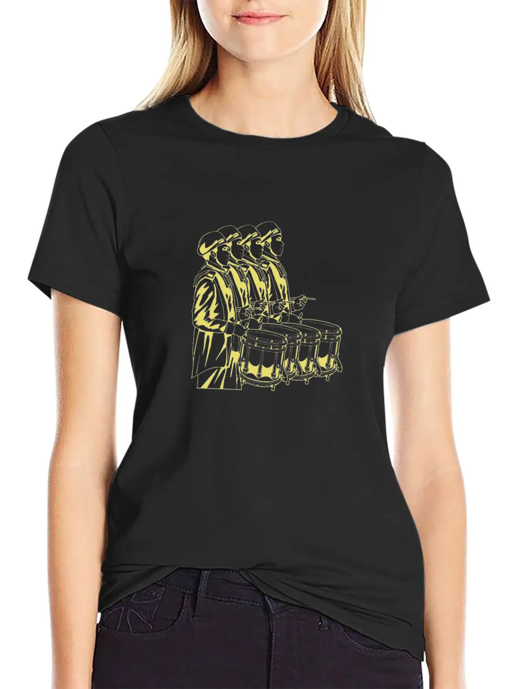 Marching Band Drummer Breathable Soft Cotton T-Shirt – Timeless Casual Look