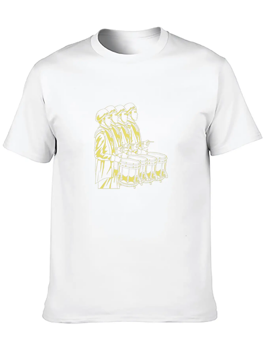 Marching Band Drummer Breathable Soft Cotton T-Shirt – Timeless Casual Look