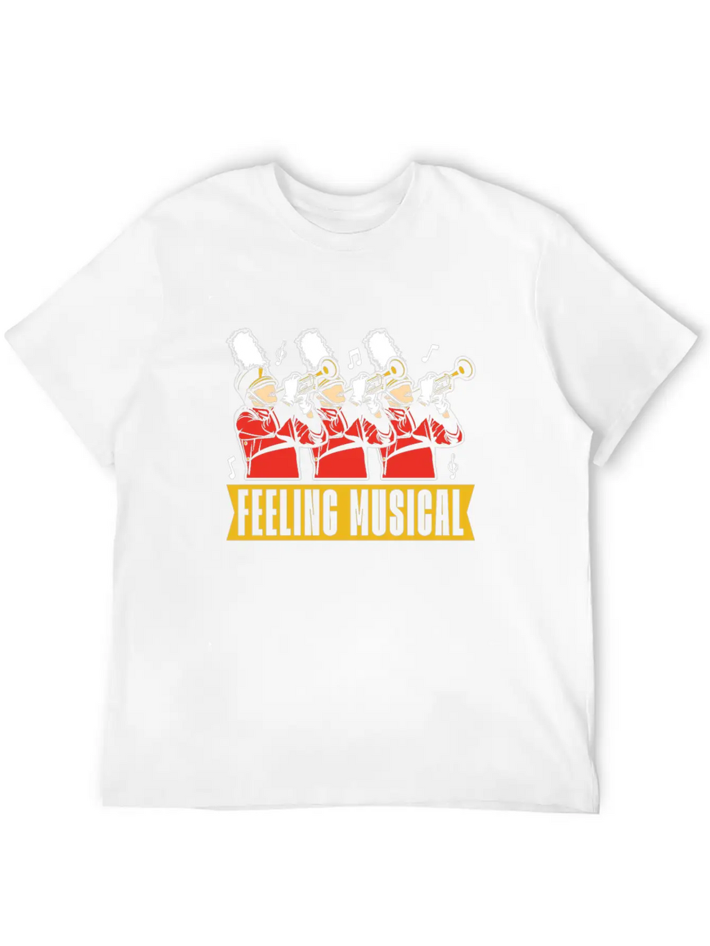 Marching Band Humor Unisex Short Sleeve Soft Cotton T-Shirt – Casual Everyday Wear