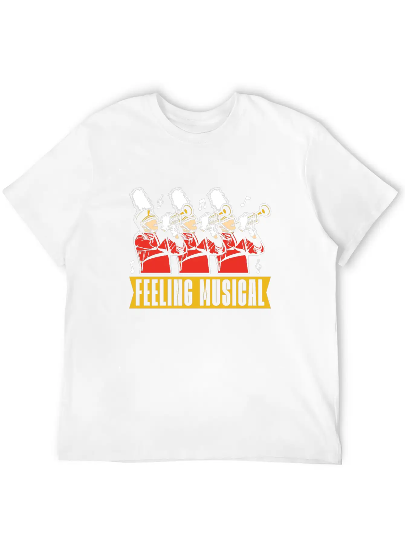 Marching Band Humor Unisex Short Sleeve Soft Cotton T-Shirt – Casual Everyday Wear