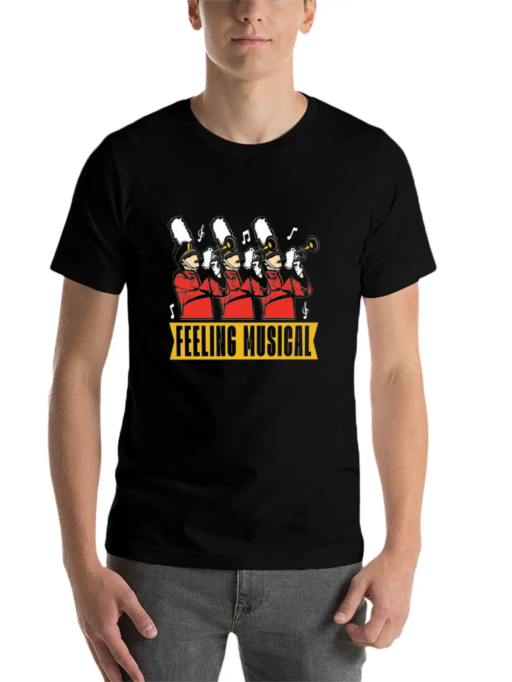Marching Band Humor Unisex Short Sleeve Soft Cotton T-Shirt – Casual Everyday Wear