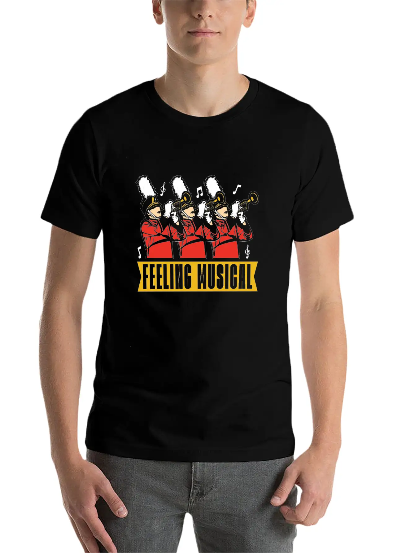 Marching Band Humor Unisex Short Sleeve Soft Cotton T-Shirt – Casual Everyday Wear