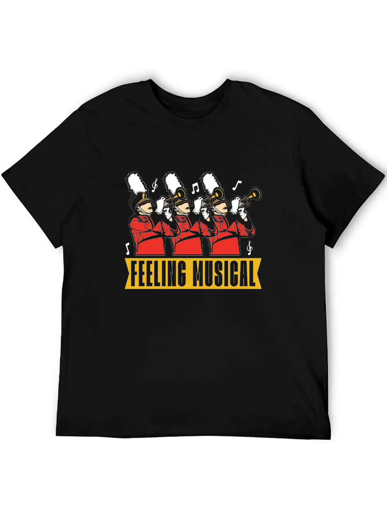 Marching Band Humor Unisex Short Sleeve Soft Cotton T-Shirt – Casual Everyday Wear