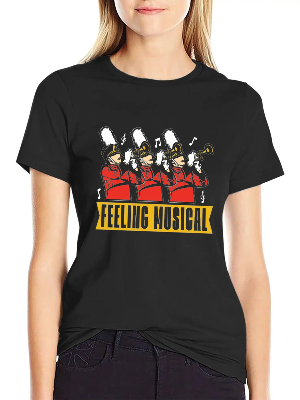 Marching Band Humor Unisex Short Sleeve Soft Cotton T-Shirt – Casual Everyday Wear