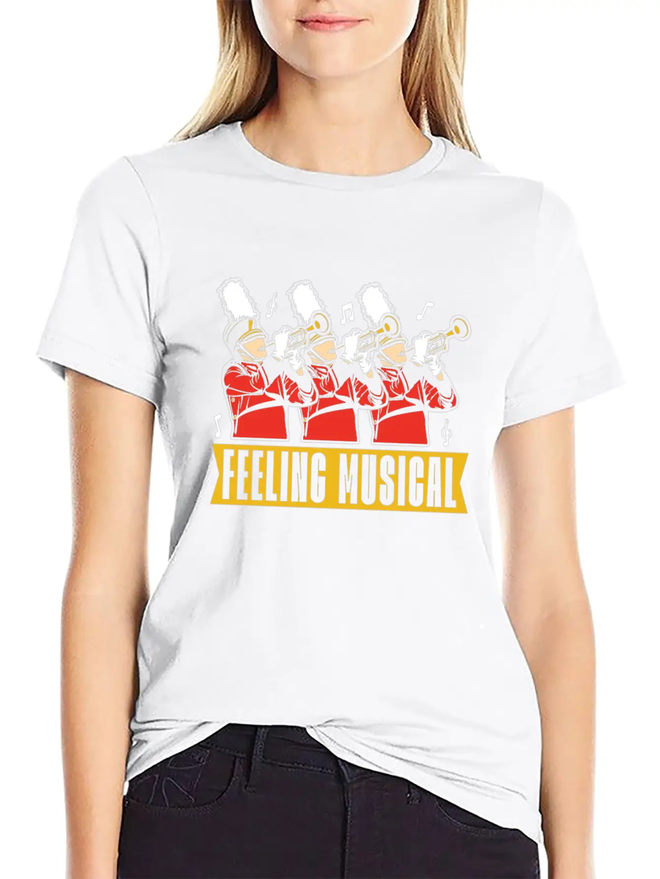 Marching Band Humor Unisex Short Sleeve Soft Cotton T-Shirt – Casual Everyday Wear