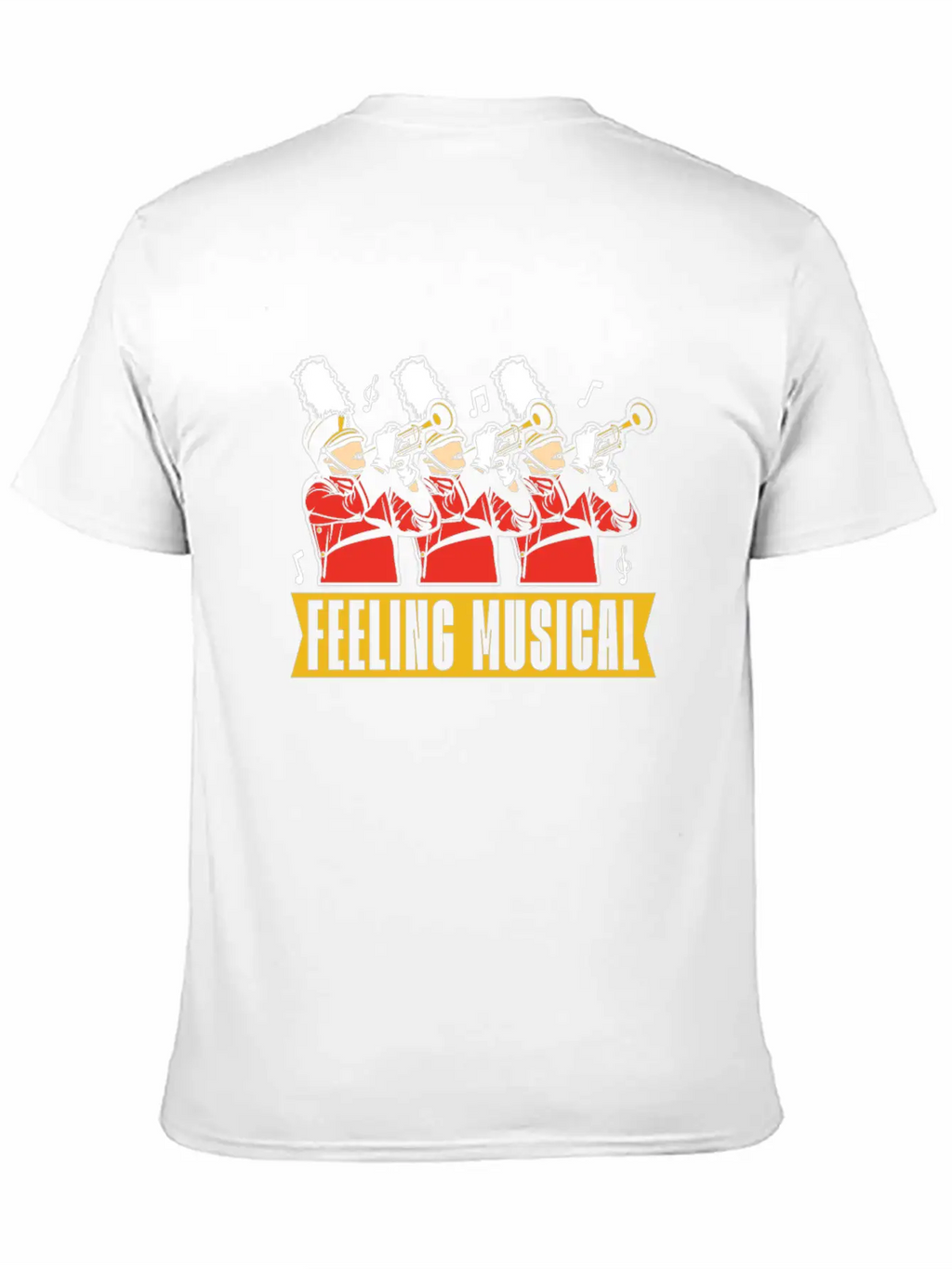 Marching Band Humor Unisex Short Sleeve Soft Cotton T-Shirt – Casual Everyday Wear
