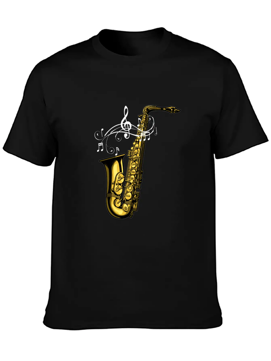 Marching Band Saxophone Essential Cotton Tee For Daily Outfits – Unisex Style