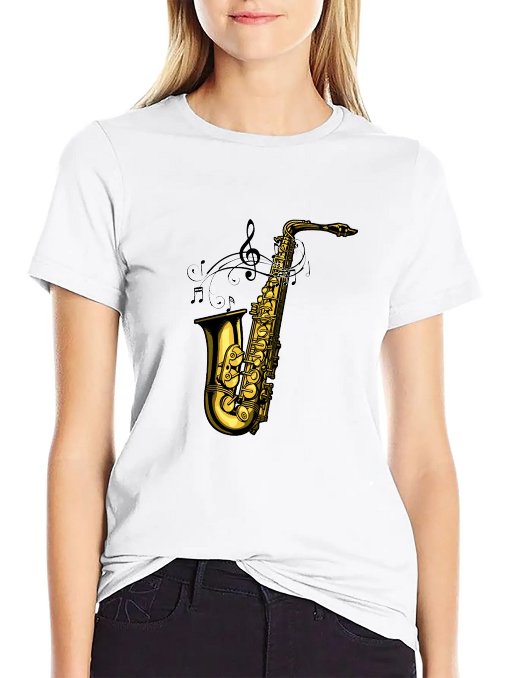 Marching Band Saxophone Essential Cotton Tee For Daily Outfits – Unisex Style