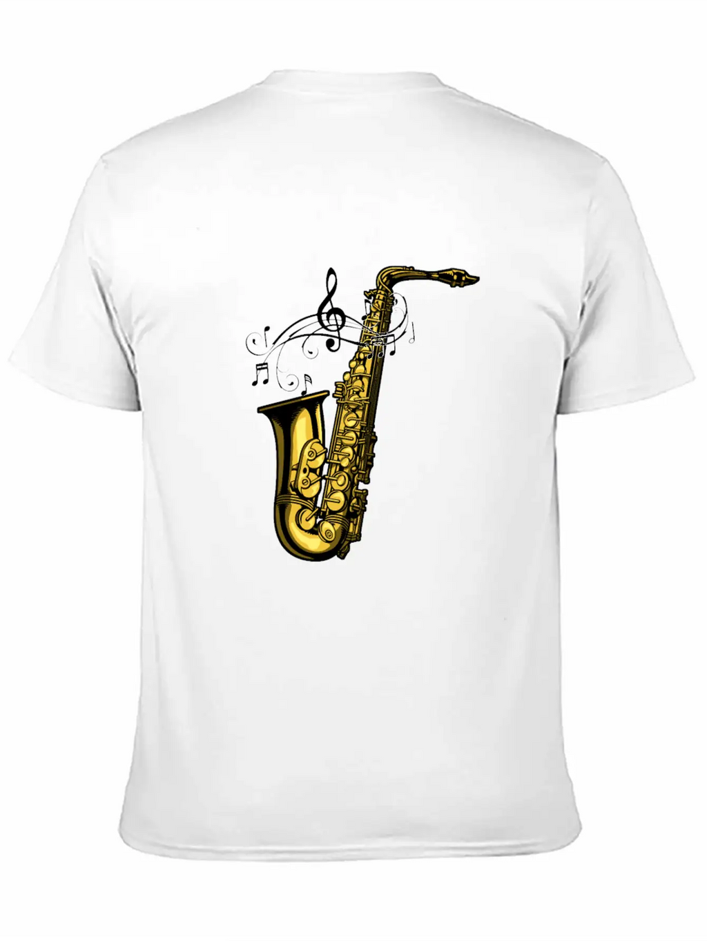 Marching Band Saxophone Essential Cotton Tee For Daily Outfits – Unisex Style