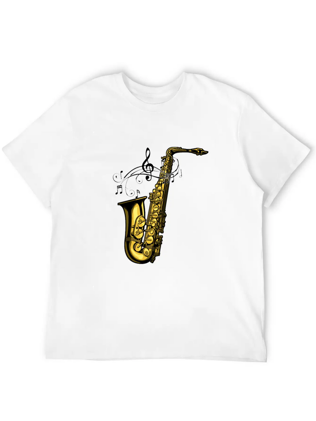 Marching Band Saxophone Essential Cotton Tee For Daily Outfits – Unisex Style