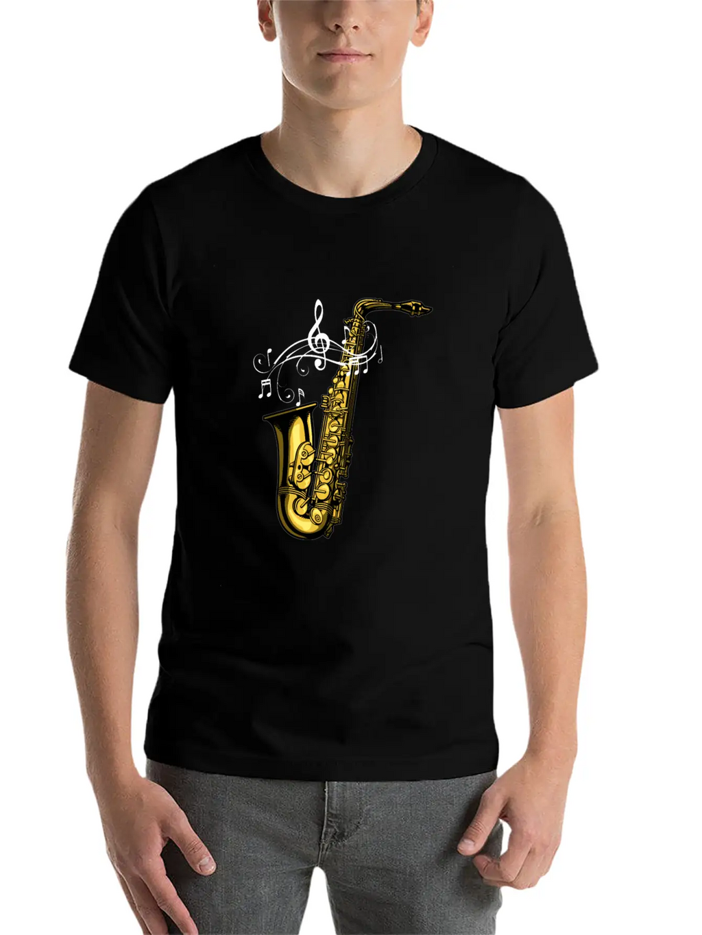 Marching Band Saxophone Essential Cotton Tee For Daily Outfits – Unisex Style