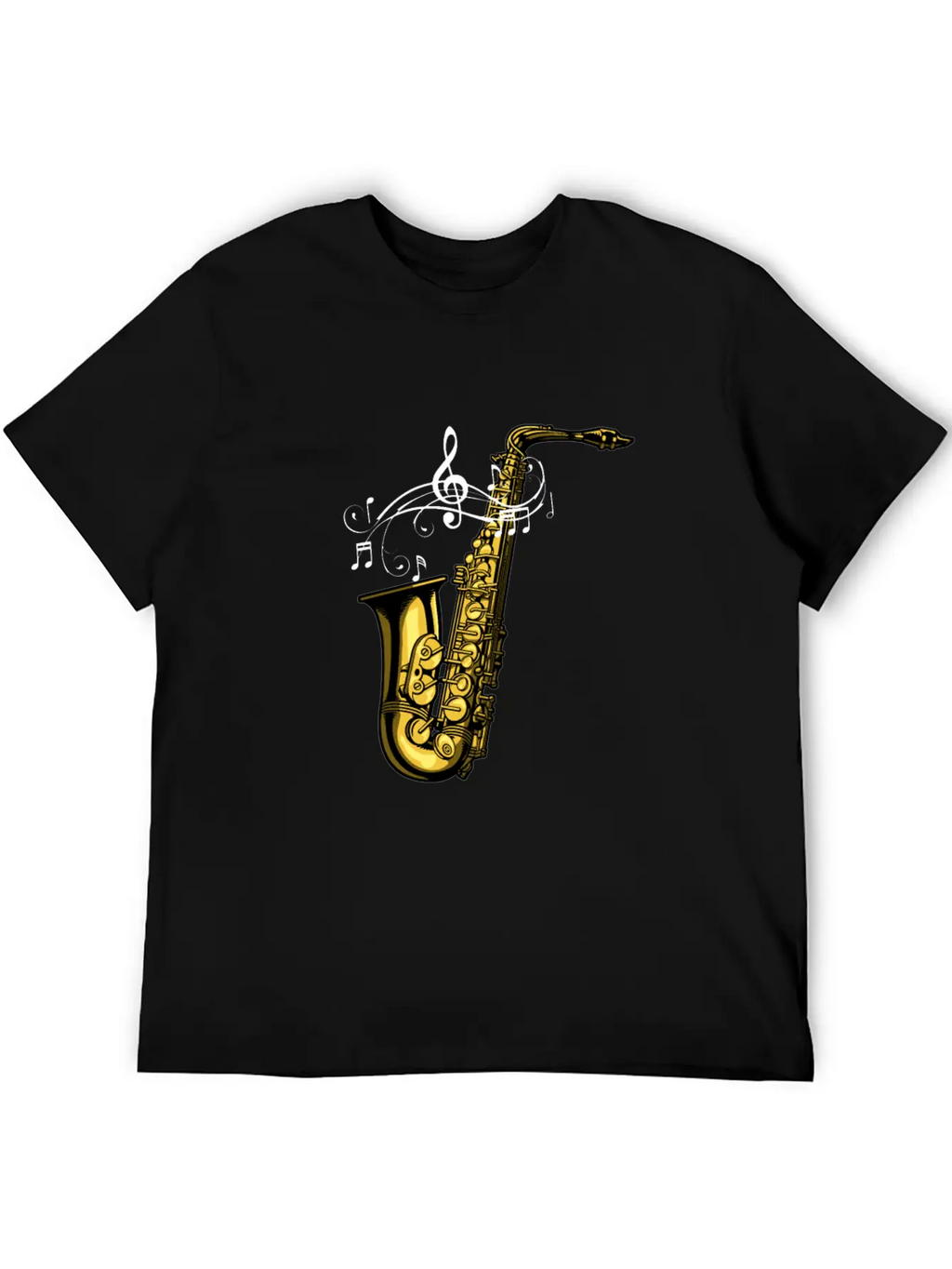 Marching Band Saxophone Essential Cotton Tee For Daily Outfits – Unisex Style