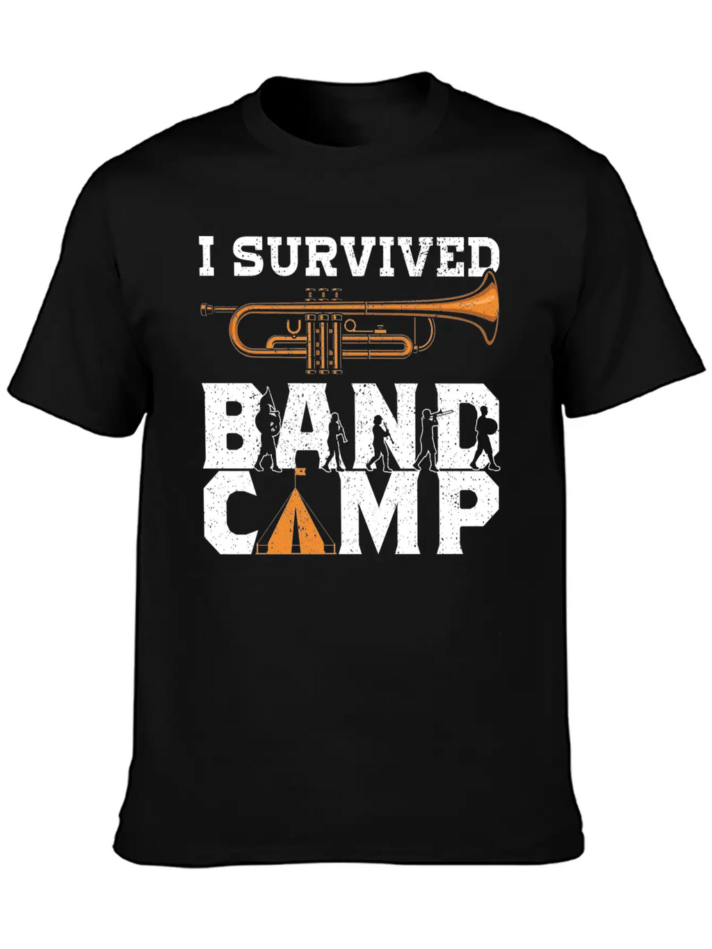 Marching Band Stuff Band Camp Accessories Gifts Unisex Short Sleeve Soft Cotton T-Shirt – Casual Everyday Wear
