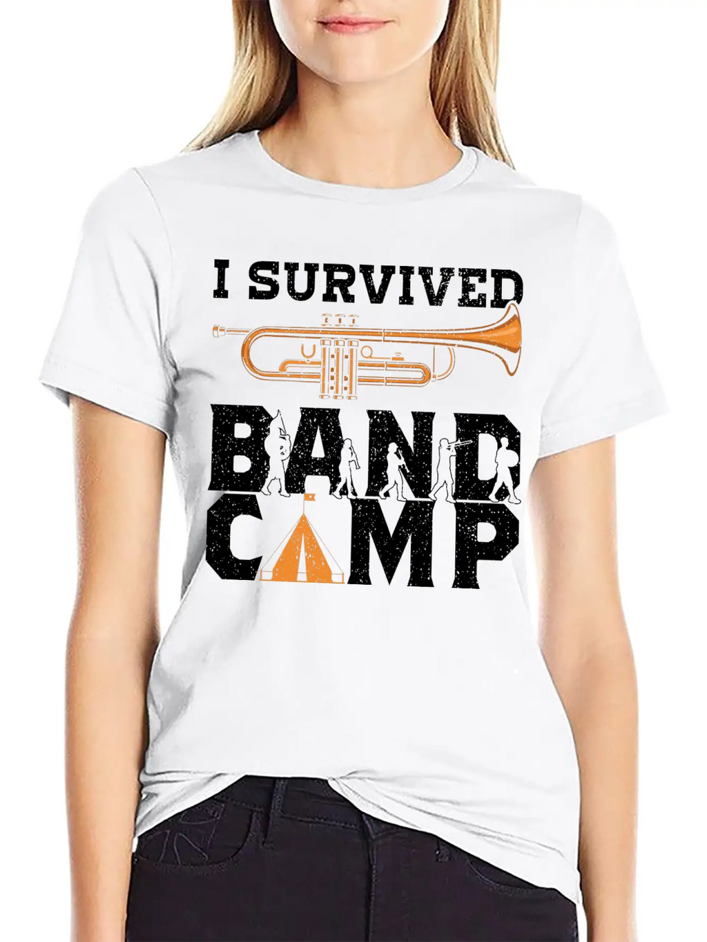 Marching Band Stuff Band Camp Accessories Gifts Unisex Short Sleeve Soft Cotton T-Shirt – Casual Everyday Wear