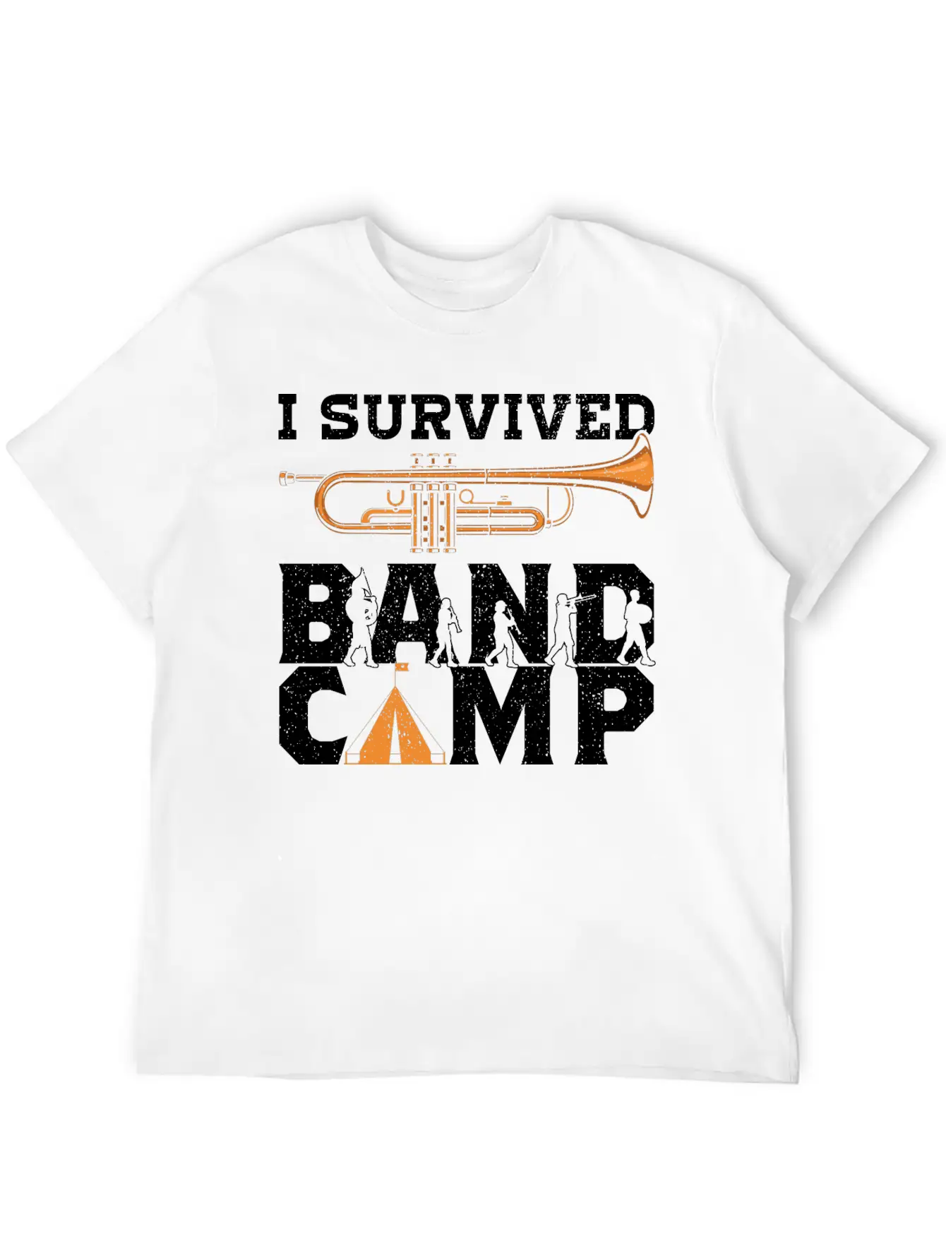 Marching Band Stuff Band Camp Accessories Gifts Unisex Short Sleeve Soft Cotton T-Shirt – Casual Everyday Wear