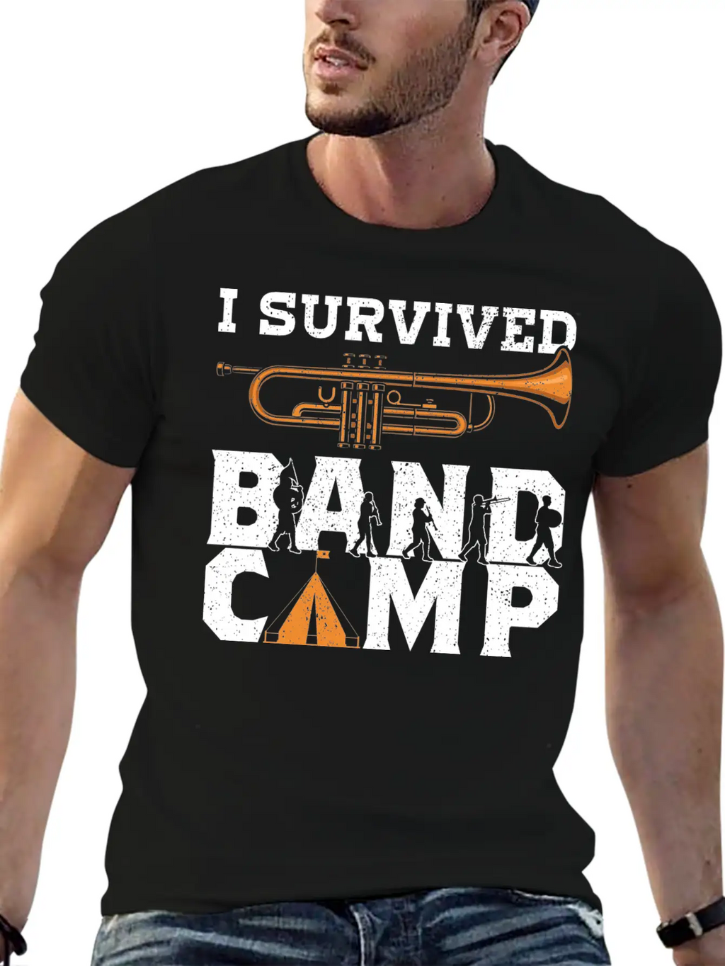 Marching Band Stuff Band Camp Accessories Gifts Unisex Short Sleeve Soft Cotton T-Shirt – Casual Everyday Wear