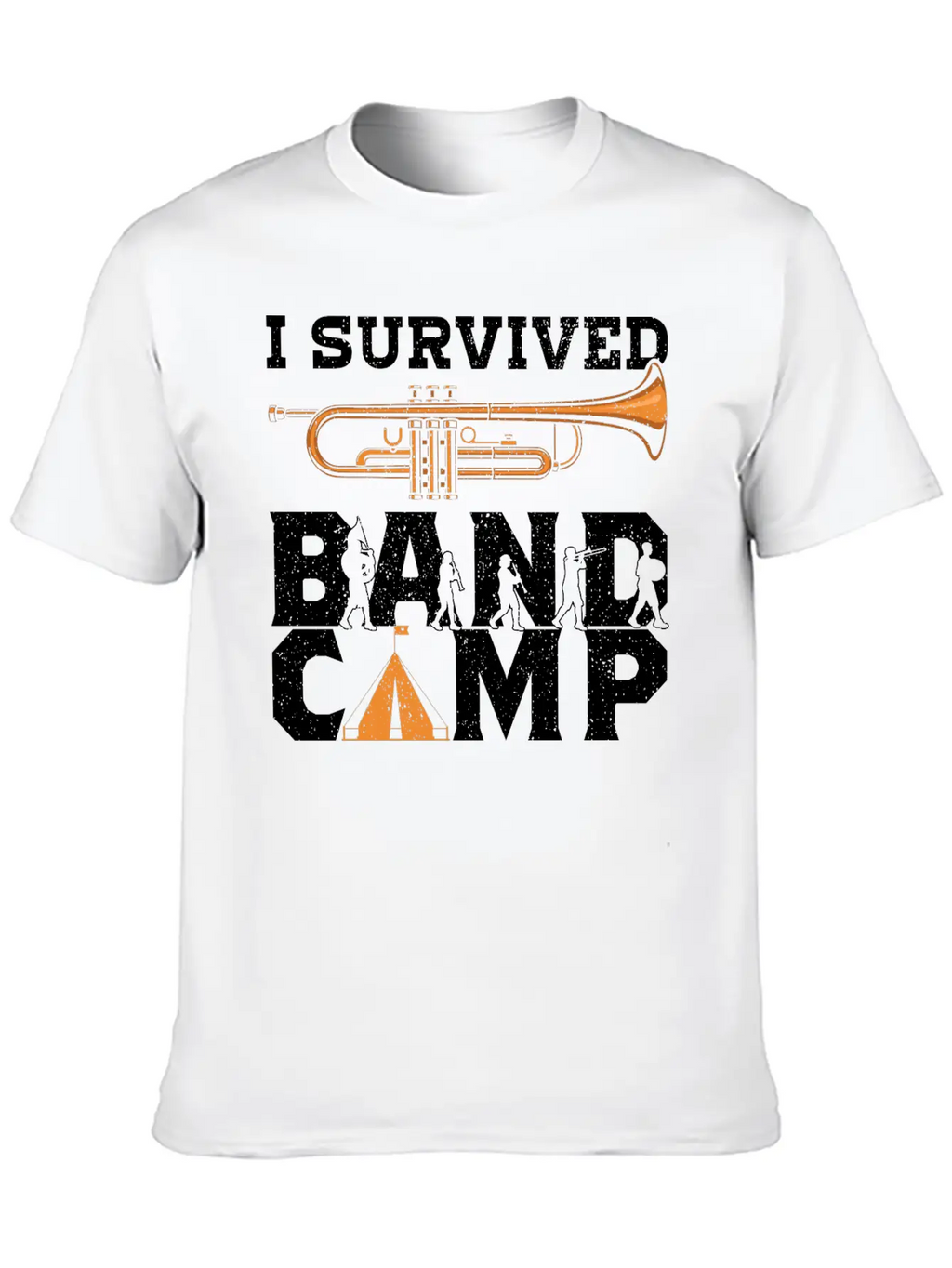 Marching Band Stuff Band Camp Accessories Gifts Unisex Short Sleeve Soft Cotton T-Shirt – Casual Everyday Wear
