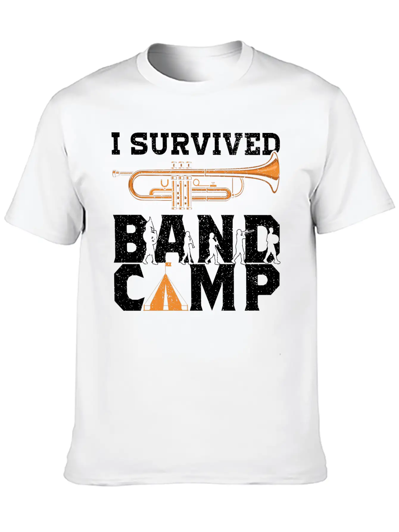 Marching Band Stuff Band Camp Accessories Gifts Unisex Short Sleeve Soft Cotton T-Shirt – Casual Everyday Wear