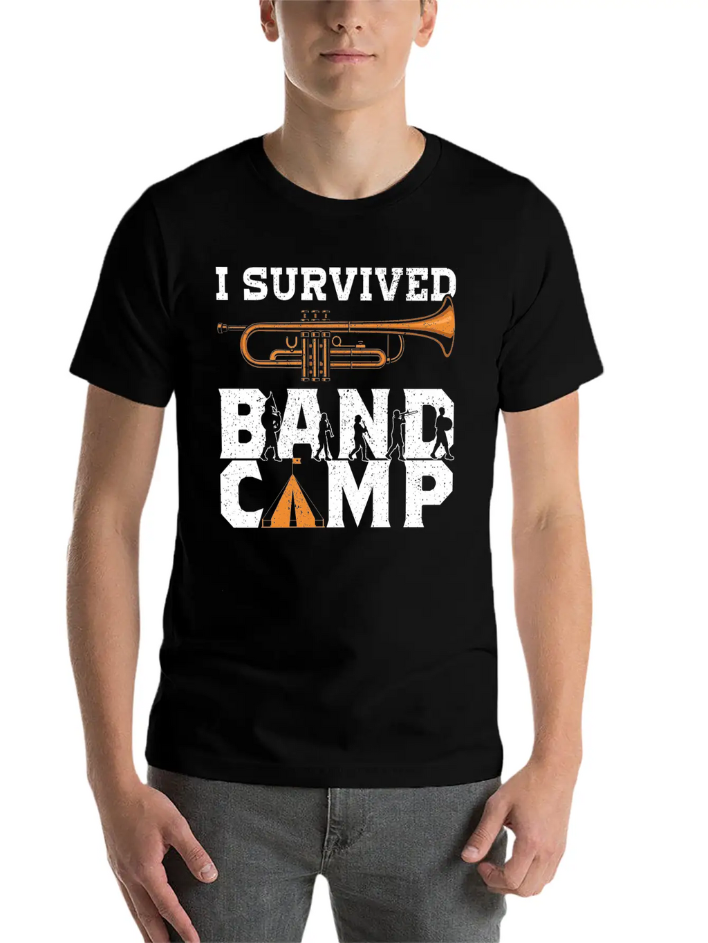 Marching Band Stuff Band Camp Accessories Gifts Unisex Short Sleeve Soft Cotton T-Shirt – Casual Everyday Wear