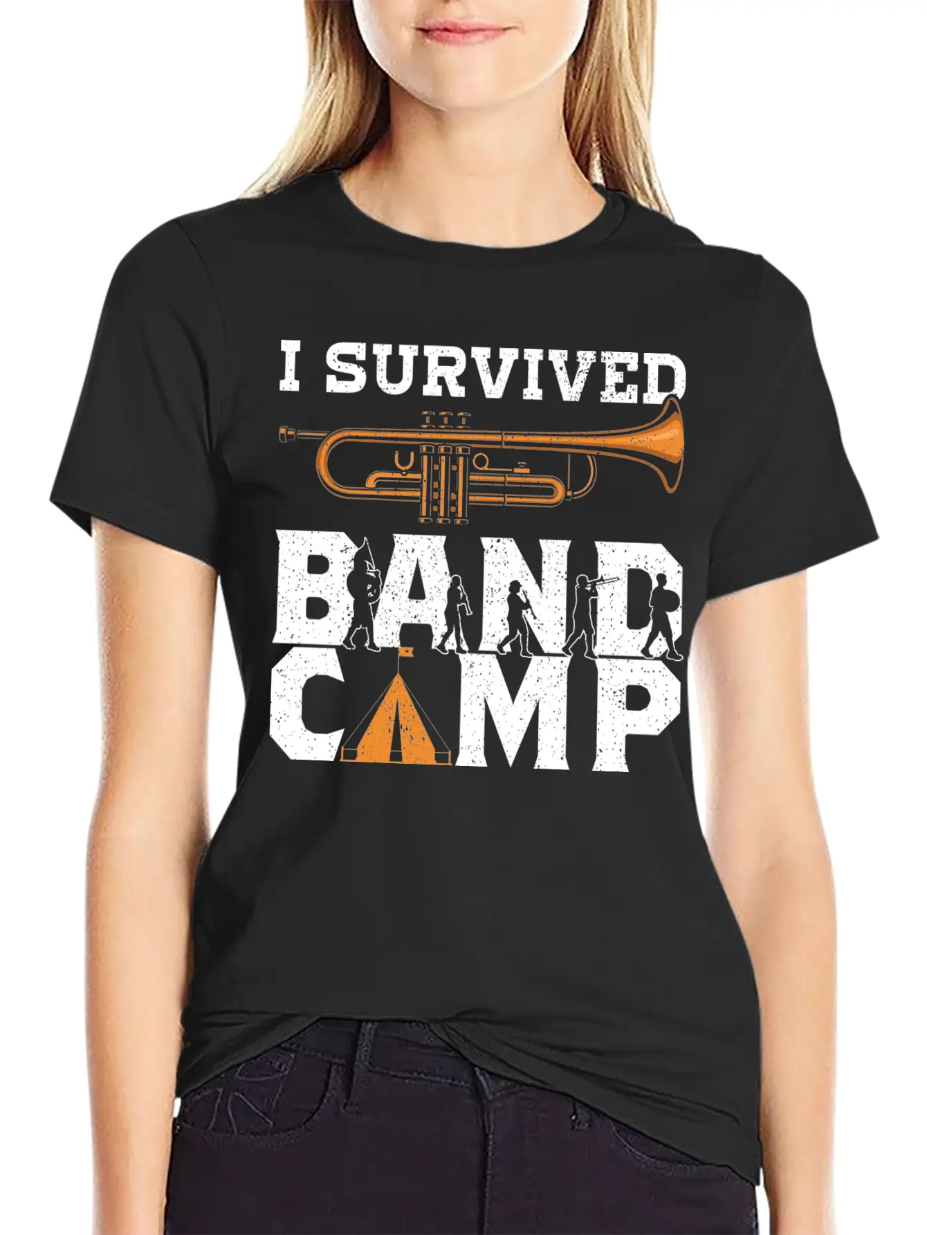Marching Band Stuff Band Camp Accessories Gifts Unisex Short Sleeve Soft Cotton T-Shirt – Casual Everyday Wear