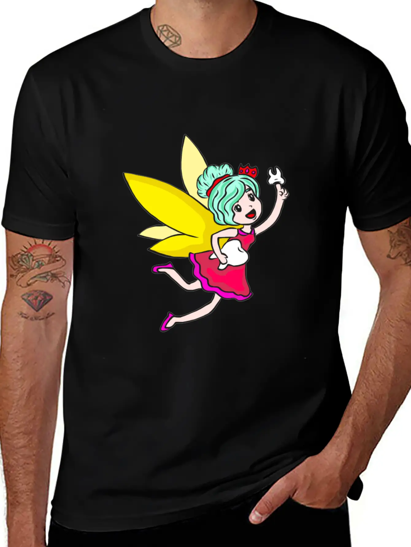 Mardi Gras Tooth Fairy Costume Original Gift Unisex Casual T-Shirt – Clean Design For Daily Comfort