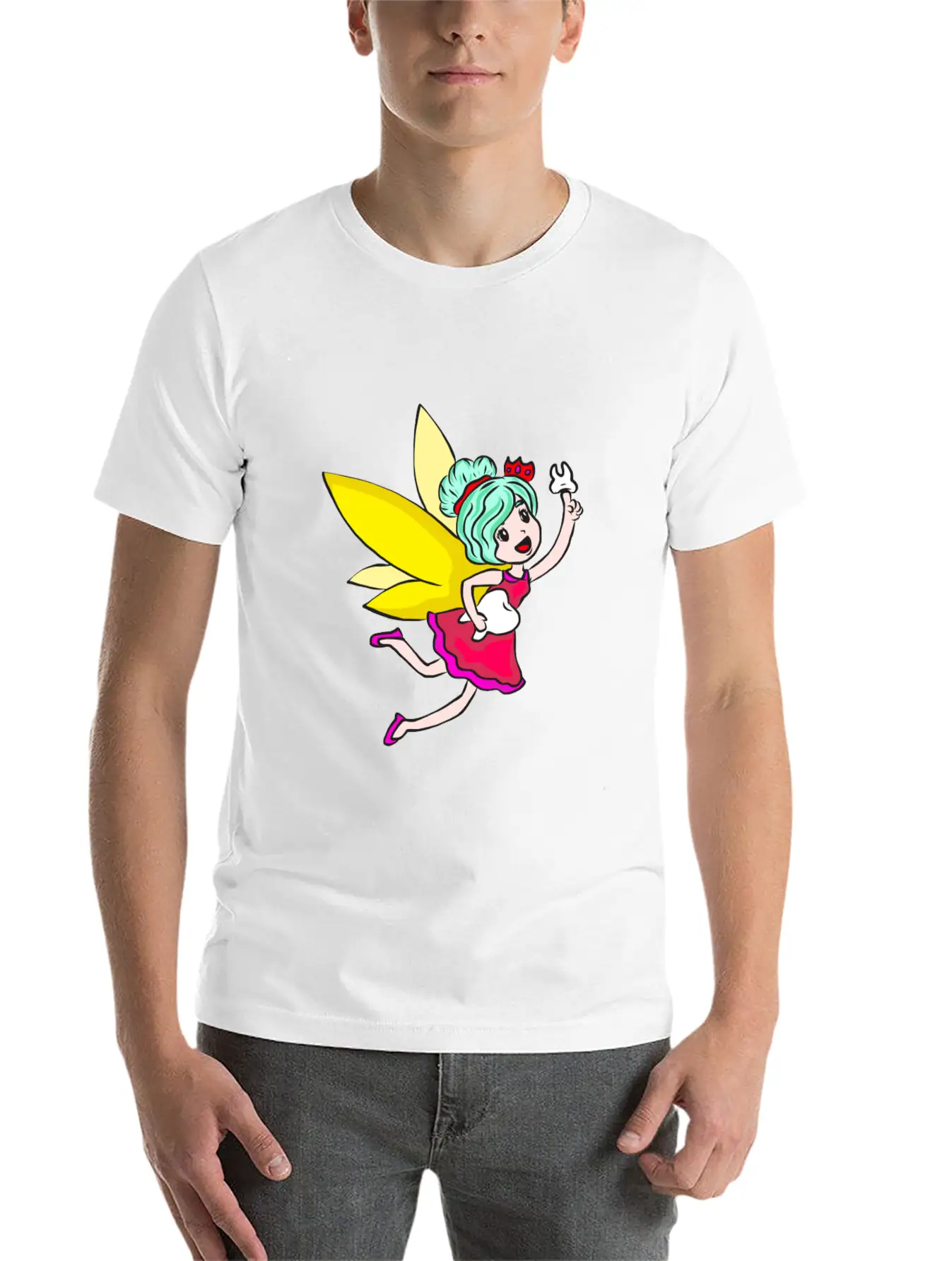 Mardi Gras Tooth Fairy Costume Original Gift Unisex Casual T-Shirt – Clean Design For Daily Comfort