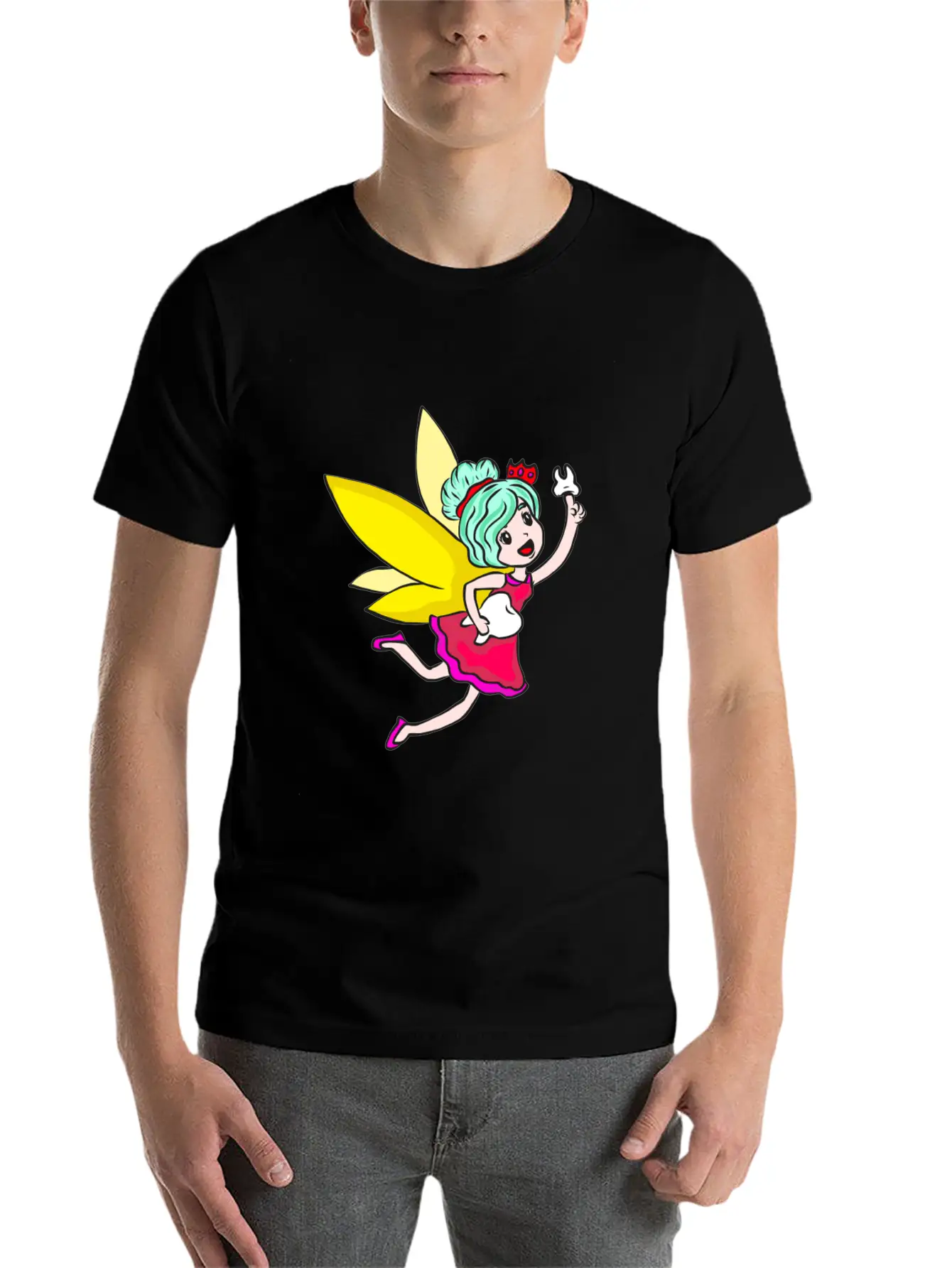 Mardi Gras Tooth Fairy Costume Original Gift Unisex Casual T-Shirt – Clean Design For Daily Comfort