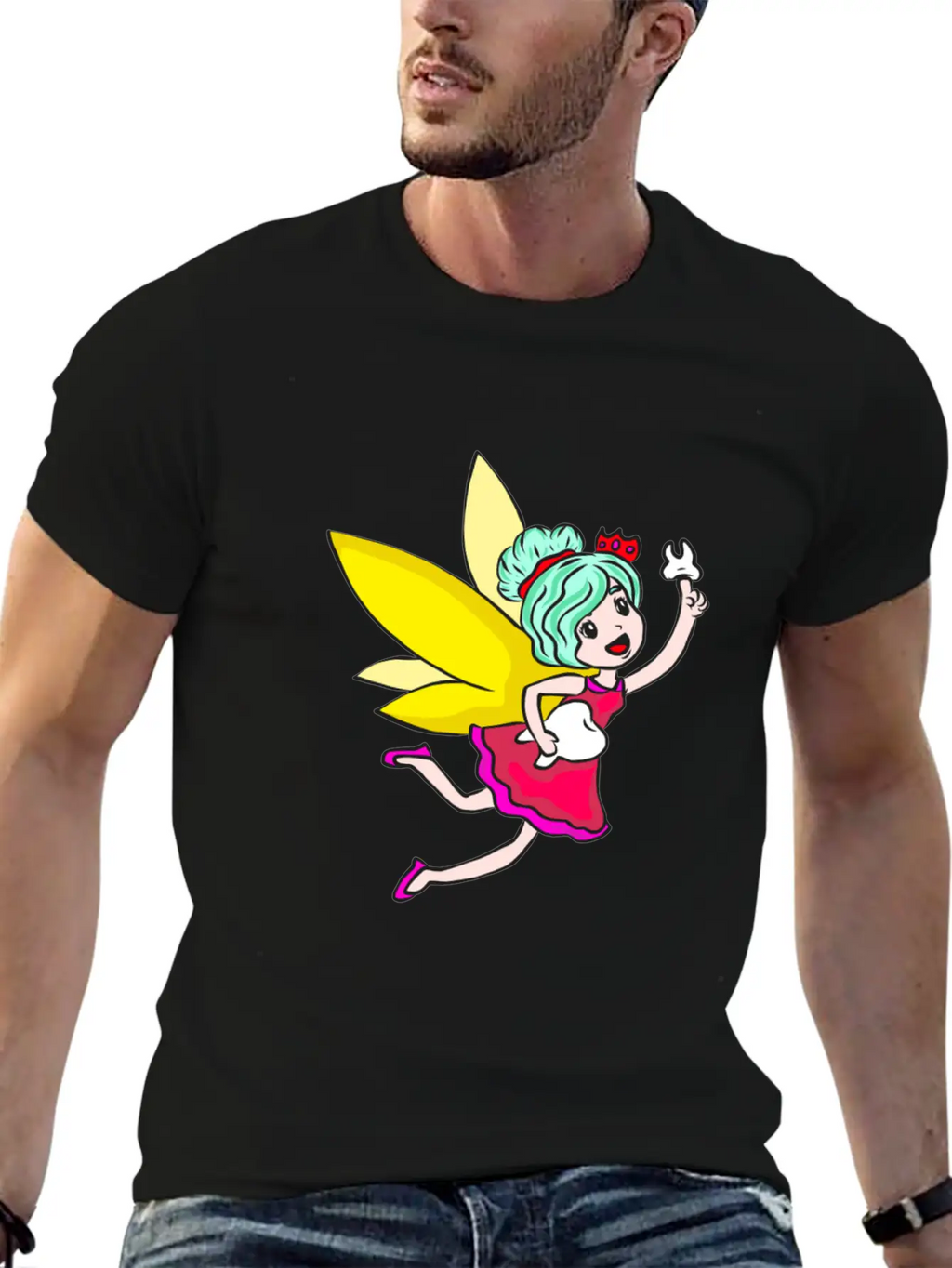 Mardi Gras Tooth Fairy Costume Original Gift Unisex Casual T-Shirt – Clean Design For Daily Comfort